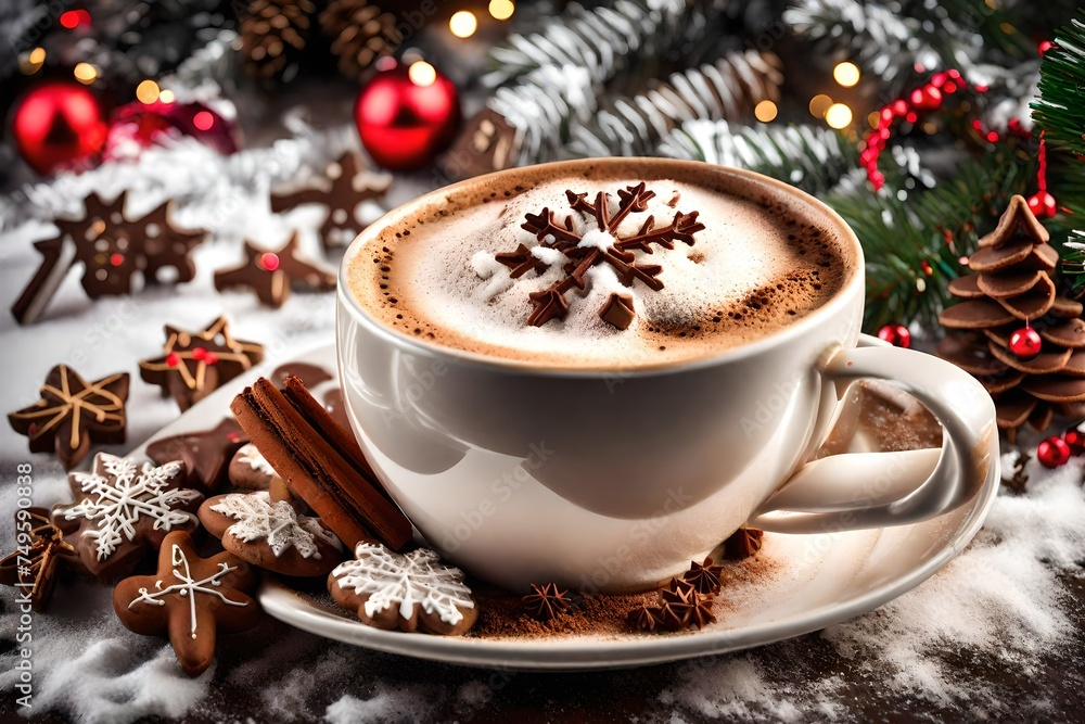 cup of coffee generated by AI technology cup of coffee generated by AI technology