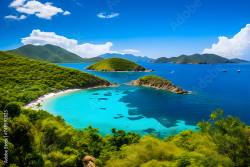 Panoramic Bliss: Serenity of the British Virgin Islands – A Picturesque Landscape of TradeWinds Life