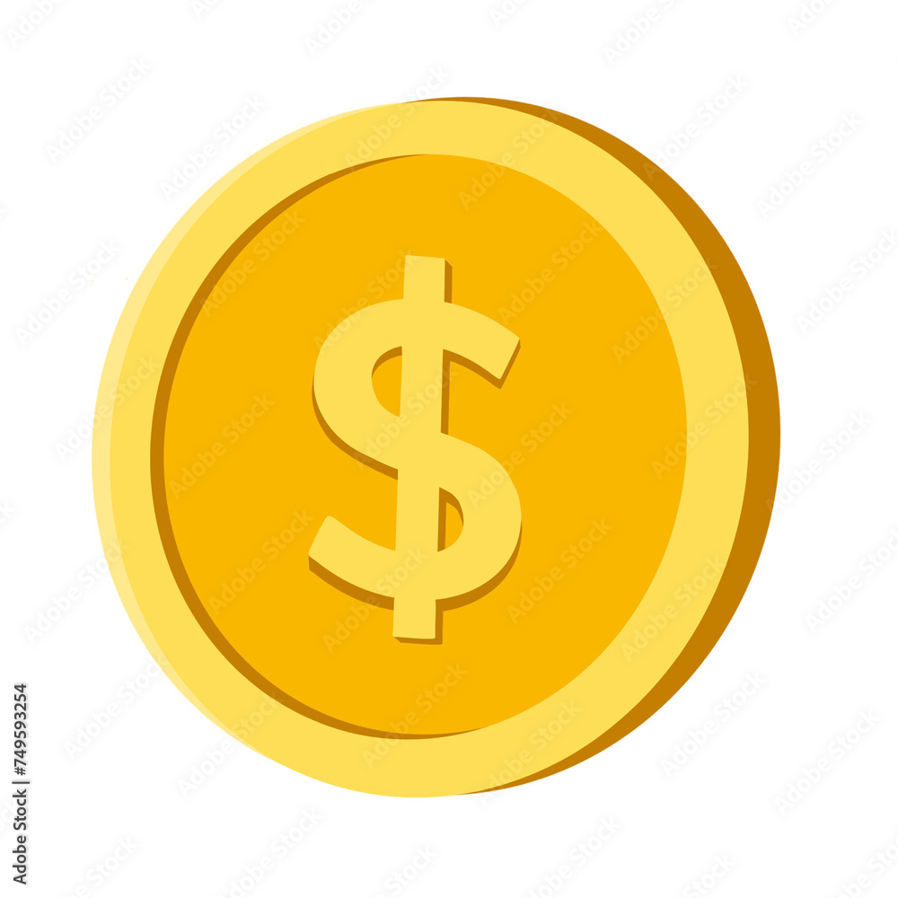 Coin Icon Logo Design Element Coin Icon Logo Design Element