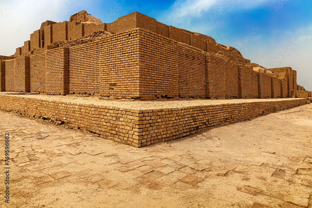 Iran, Khuzestan Province. Chogha Zanbil Ziggurat (UNESCO World Heritage site) - Dur Untash Napirisa in ancient, the capital of Elam (ancient civilization)