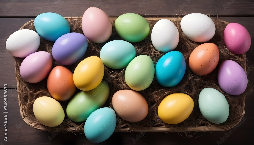 Colorful easter eggs Colorful easter eggs