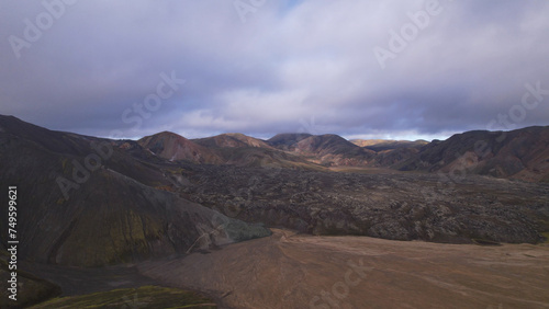 Landmannalaugar is a location in Iceland's Fjallabak Nature Reserve in the Highlands. It is on the edge of the Laugahraun lava field. This lava field was formed by an eruption in 1477. © An Instant of Time