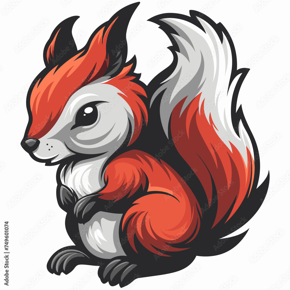 custom made wallpaper toronto digitalSquirrel esport vector logotype, logo squirrel, icon squirrel, sticker squirrel, symbol squirrel, emblem squirrel