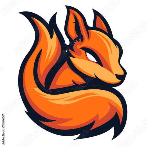 Squirrel esport vector logotype, logo squirrel, icon squirrel, sticker squirrel, symbol squirrel, emblem squirrel