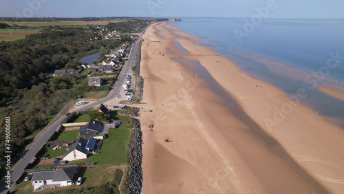 Obraz na płótnie Omaha Beach was one of five beach landing sectors of the amphibious assault component of Operation Overlord during the Second World War. w salonie