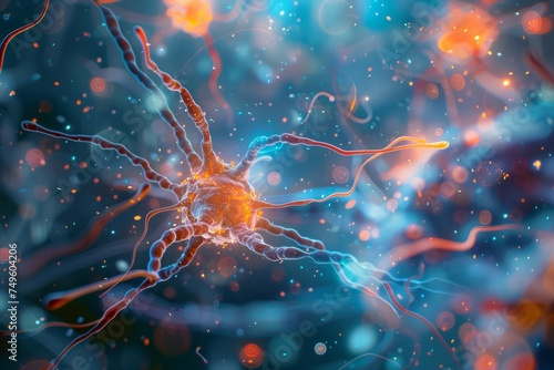 Computer Generated Image of a Neuron