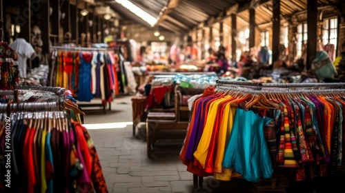 Colorful Clothing Market at Ramadan 2024 © Akhtar