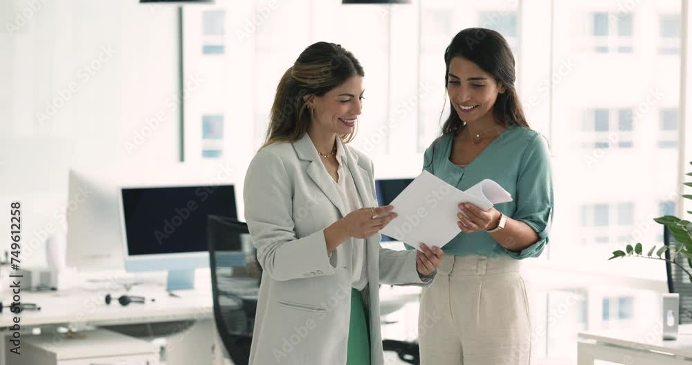 custom made wallpaper toronto digitalTwo young attractive Latina businessladies met in company office review contract details, share opinions, make agreement, accomplish formal meeting with shake hands. Business, consultation, teamwork