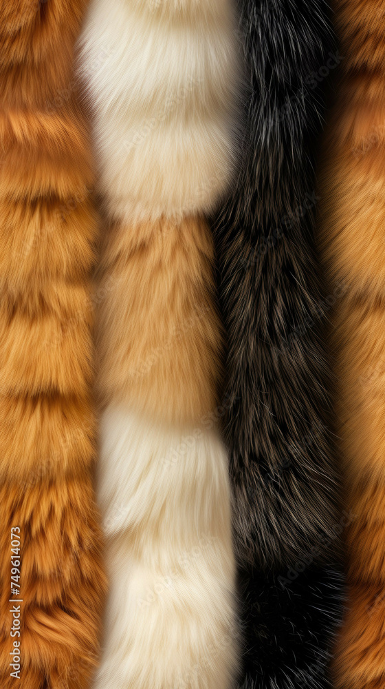 Obraz premium Seamless Tilable Fur Texture Pattern