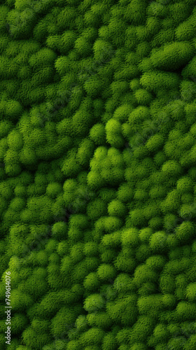 Seamless Tilable Moss Texture Pattern
