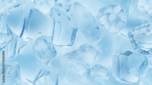 Seamless Tilable Ice Texture Pattern