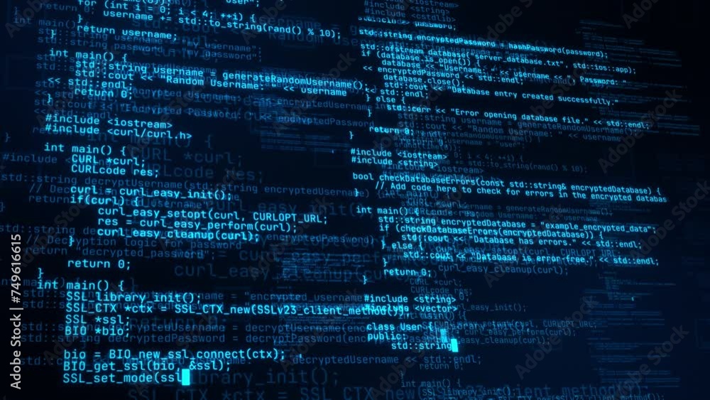 3D Scrolling Hacker Text Programming Code - Loop Tech Background Wallpaper 3D Scrolling Hacker Text Programming Code - Loop Tech Background Wallpaper