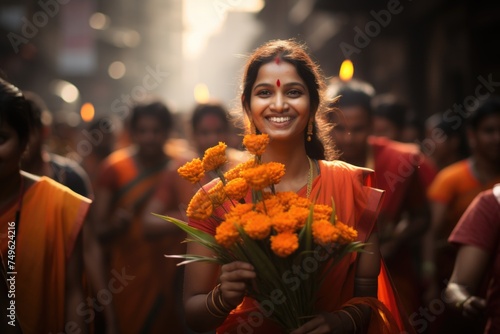 Happy gudi padwa: a joyous celebration of marathi new year, ushering in happiness, renewal, and cultural traditions, embracing festive spirit and new beginnings with family and cultural pride.