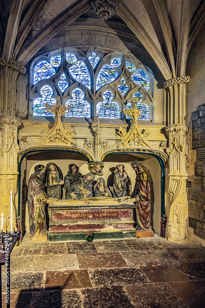 Interior of Saint Jacques Church of Dieppe (Eglise SaintJacques) dates