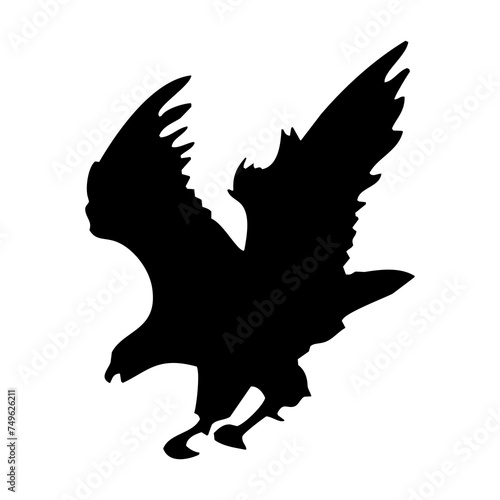 black bird logo icon isolated © Ayman