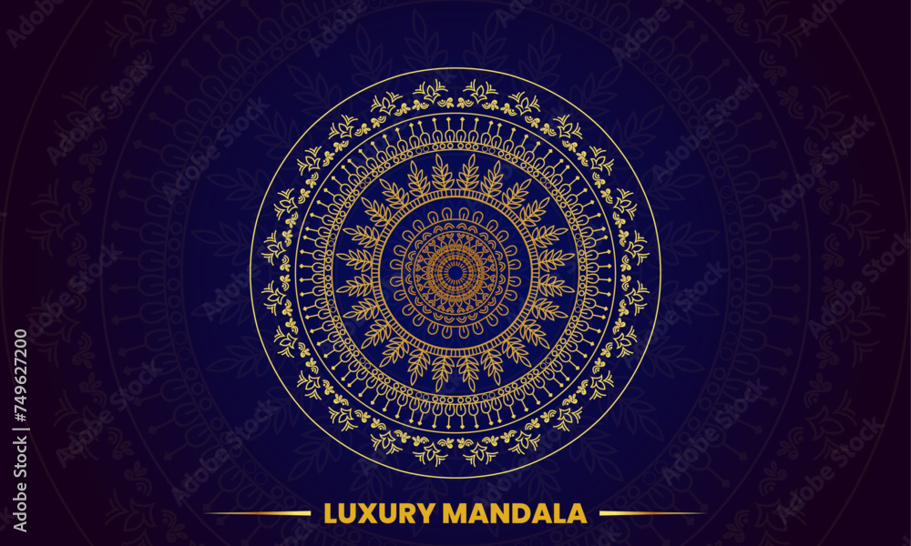 Obraz premium Creative Modern Vector Luxury Mandala Design Template