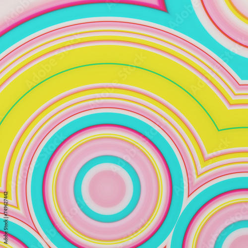 Abstract background with circles  color spiral pattern design wallpaper 