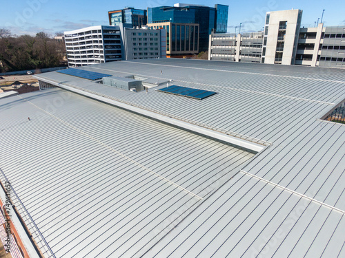 Metal Roof by Drone  photo