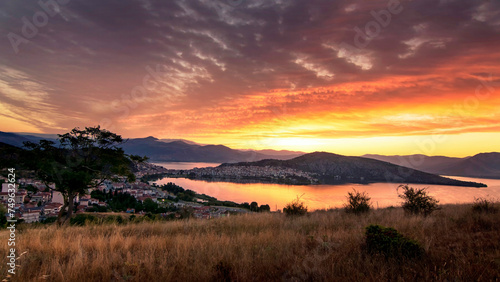 sunnrise over the lake photo