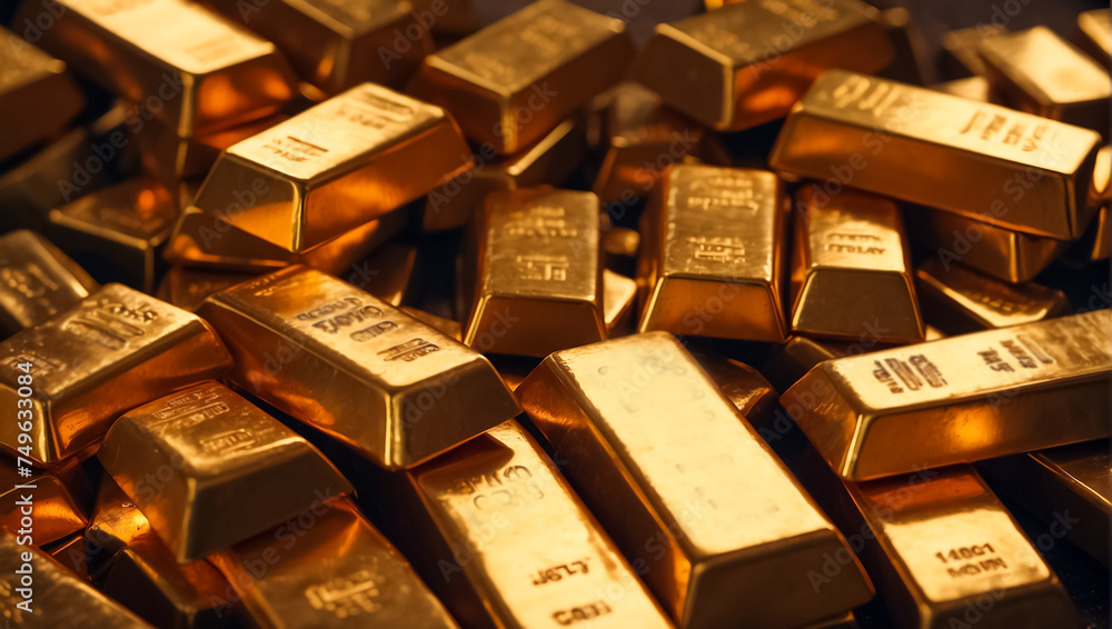 gold shiny bars on a dark background investment gold shiny bars on a dark background investment