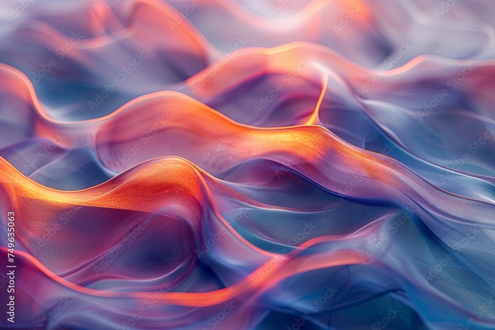 a vibrant colorful background with curves, in the style of made of liquid metal, whimsical topography, luminous 3d objects, layered fibers. Generative AI a vibrant colorful background with curves, in the style of made of liquid metal, whimsical topography, luminous 3d objects, layered fibers. Generative AI