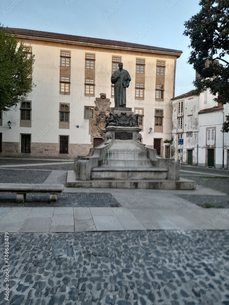 Plaza de Mazarelos en Santiago de Compostela, Galicia