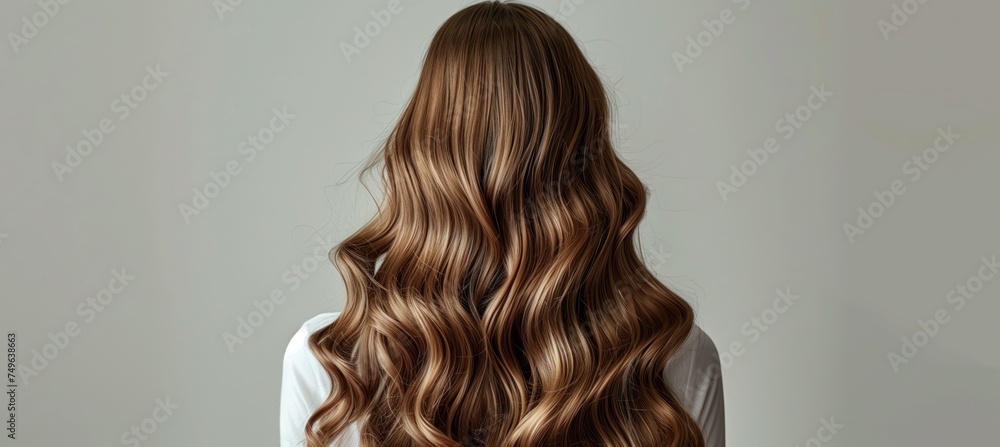 Fototapeta premium A flowing, supple hair bust