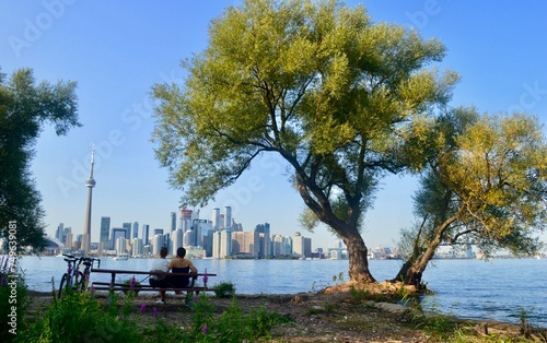 Canvas Print The view at Toronto Island
