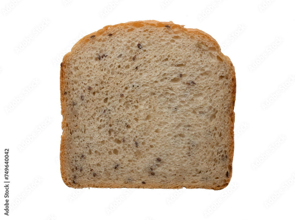 Loaf of bread isolated on the white background. Piece of homemade wheat bread Loaf of bread isolated on the white background. Piece of homemade wheat bread