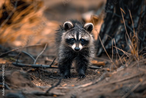 Racoon in the Wild