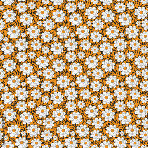 Decorative art that uses various motifs to create textiles, wallpaper, ceramics, furniture and even body paint.