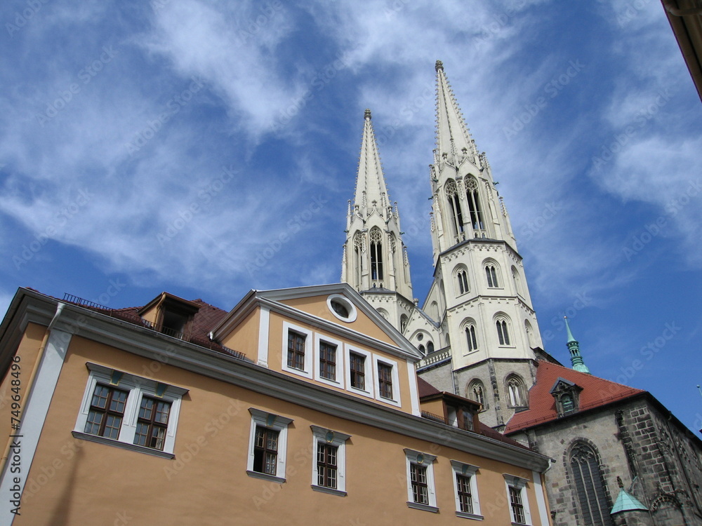Kirchtürme in der Altstadt von Görlitz