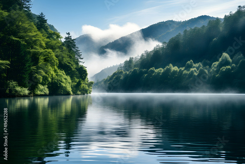 Tranquil Lake: A Peaceful Retreat in the Lap of Untouched Nature © Adrian