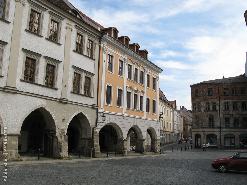 Historische Häuser am Untermarkt in Görlitz