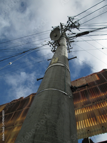 chimney on the roof of the house
