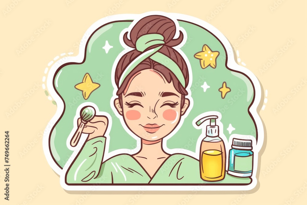 Beauty Face Beauty guru Aloe Vera. Natural organic Skincare products: Toner pads lotion, moisture Exotic fragrance gel, Baking soda scrub serum and blank cream tube Humidity control jar pot Beauty Face Beauty guru Aloe Vera. Natural organic Skincare products: Toner pads lotion, moisture Exotic fragrance gel, Baking soda scrub serum and blank cream tube Humidity control jar pot