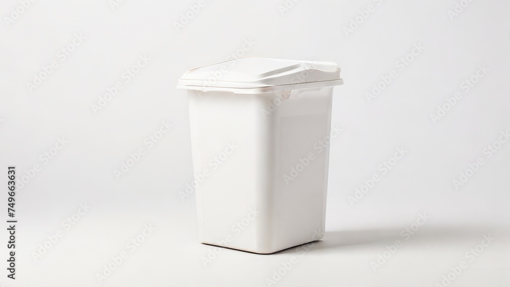 white plastic container white plastic container