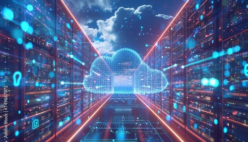 Data Center Interconnection Ecosystem, a data center interconnection ecosystem with an image depicting connectivity between multiple data centers, AI
