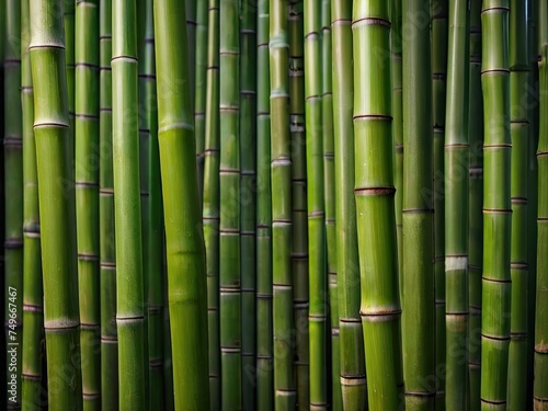 image of green bamboo texture  wallpaper on the wall  full screen.