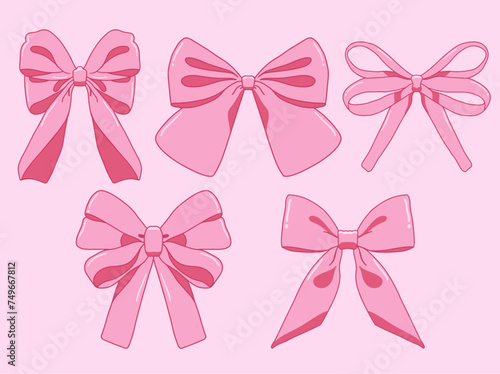 Handdrawn Bow Illustration