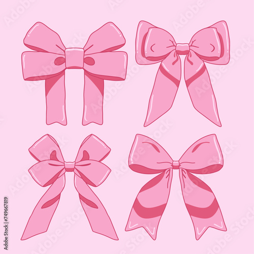 Handdrawn Bow Illustration