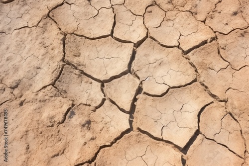 Close-up of dry cracked earth, symbolizing severe drought conditions. Severe Drought Cracked Soil