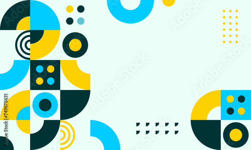 abstract mosaic flat design background