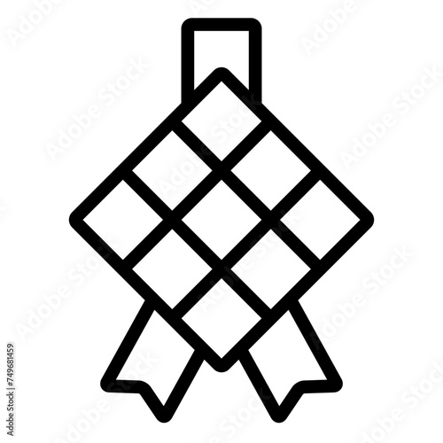 ketupat icon  photo