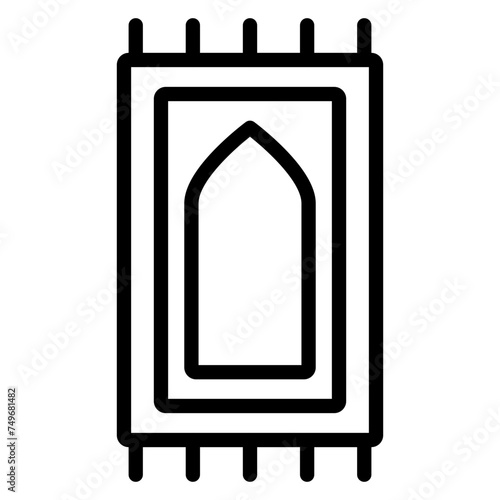 praying mat icon 