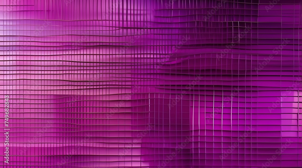 Abstract purple gradient technology metallic surface wave mesh background from Generative AI