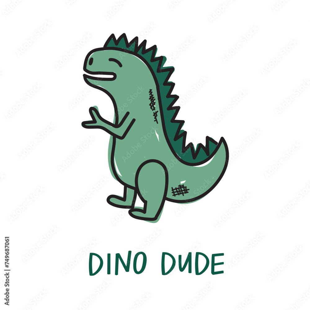 Obraz premium Dino Dude Tyrannosaurus Rex