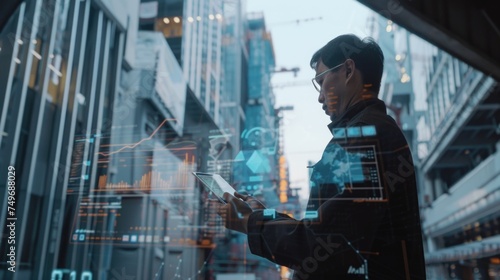 Wallpaper Mural Engineers of the future, hologram projection displays tablets, showcasing innovative technology and automotivation, inspiring next-generation inventors and creators in STEM fields Torontodigital.ca