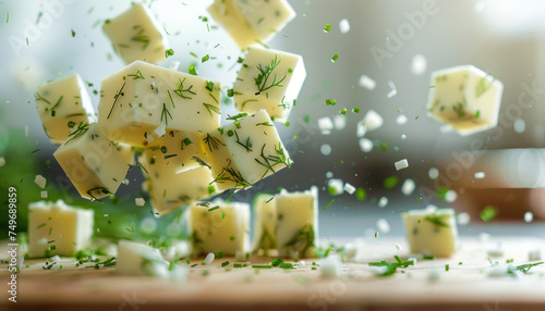 Photo of havarti dill cheese, artisanal cheese, Wisconsin dill cheese, European cheese, European dill cheese, healthy cheese, Danish cheesemaker, Danish cheese, food from Denmark, Danish food 