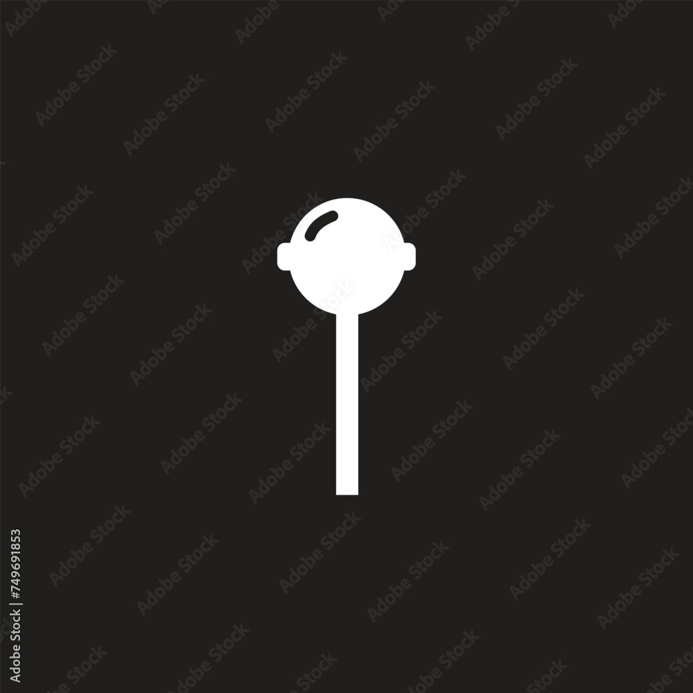 Swirl lollipop sucker or lolly candy flat vector icon for apps and websites Swirl lollipop sucker or lolly candy flat vector icon for apps and websites